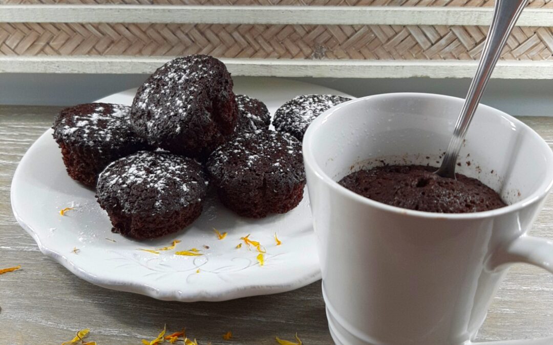 Muffin chocolateado rápido…o no